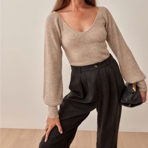 Reformation Hart Cashmere Sweater